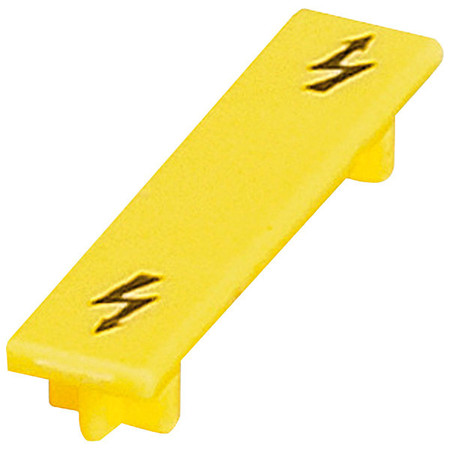 SQUARE D Clip In Marking Strip, Yellow NSYTRACS4