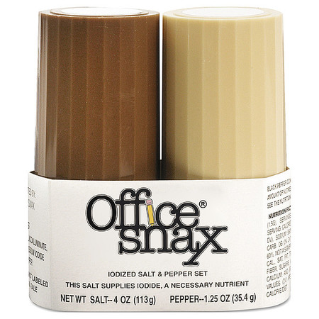 Office Snax Salt and Pepper Shaker Sets, PK2 00057