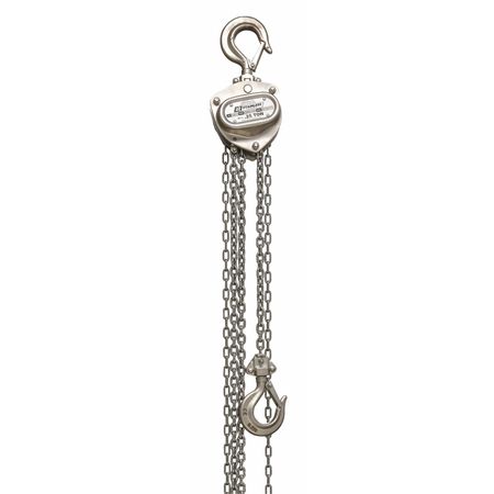 OZ LIFTING PRODUCTS Stainless Steel Chain Hoist OZSS025-20CH