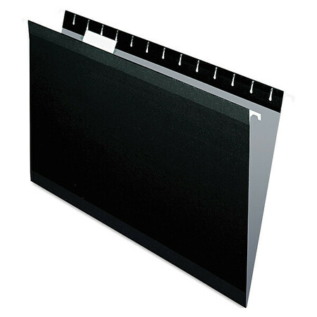 PENDAFLEX Hanging File Folders, Black, PK25 PFX415315BLA