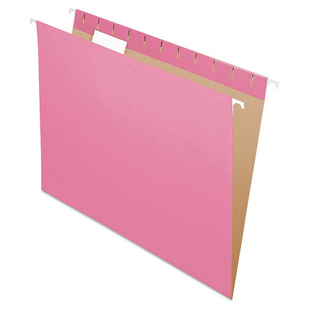 Pendaflex Hanging File Folders, Pink, PK25 PFX81609