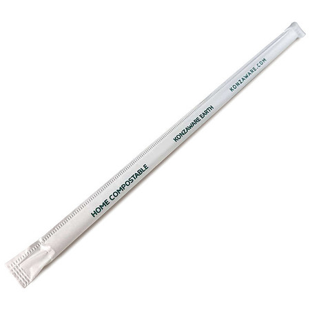 ZORO SELECT Drinking Straw, Home Compostable, PK3000 KW-CE-1003