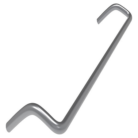 MONROE PMP Offset Pull Handle, Stainless Steel, Polished, Threaded Holes PH-0264