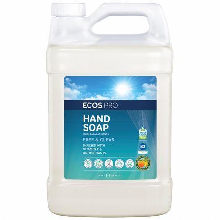 Ecos Pro Hand Soap, CLR, 1 gal, , PK4 PL9663/04