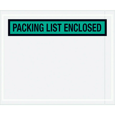 ZORO SELECT Packing List Envelopes, 5.5 x 4 1/2 PL455
