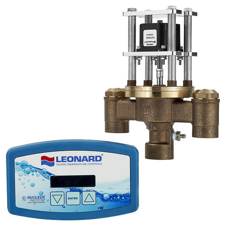 LEONARD VALVE Electronic Mixing Valve, 1 in Inlet PNV-125-LF