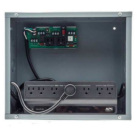 FUNCTIONAL DEVICES-RIB Backup Power Supply, w/Cntcts, 600VA UPS PSH600-UPS-STAT