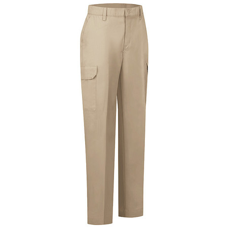 RED KAP Work Pant, Khaki, 28 in Inseam PT89KH 4 28