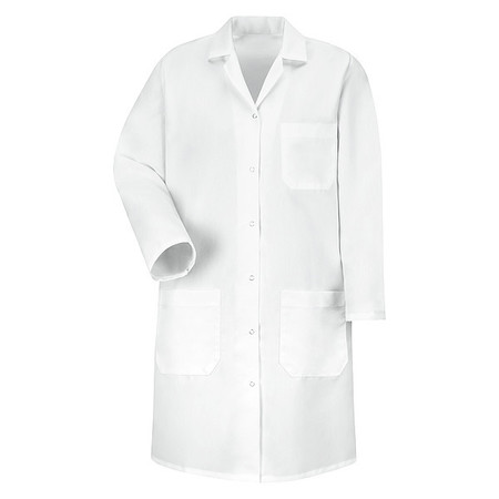 Vf Imagewear Lab Coat, M, White, 38-1/4 In. L KP15WH RG M