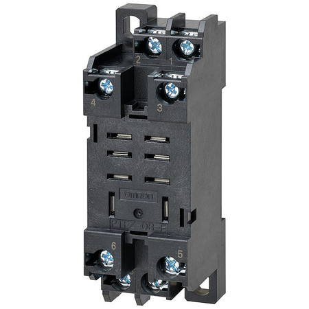 OMRON Relay Socket, Square, 8 Pins, 15 A PTFZ-08-E