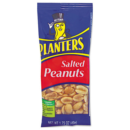 PLANTERS 1.75oz Planters Salted Peanuts, 12 PK 07708