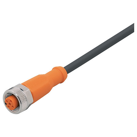 IFM Single-Ended Cordset, 20 m L Cable EVC083