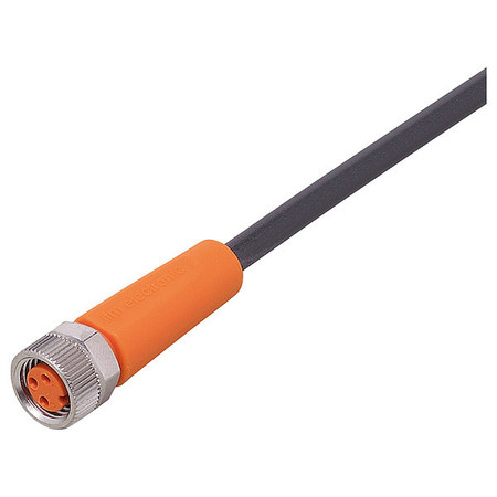 IFM Single-Ended Cordset, 10 m L Cable EVC143