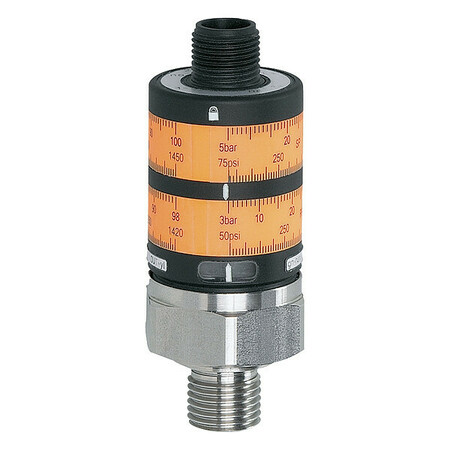 IFM Pressure Switch, (2) SPST, 0 to 5800 psi PK6220
