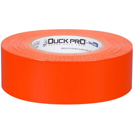 SHURTAPE Duct Tape, 60yd, 1-7/8"W, Orange, Industrial PC 009