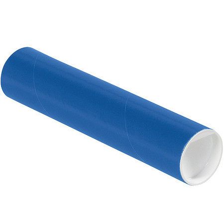 CROWNHILL Mailing Tube, 9inLx2in.dia, Blue, PK50 P2009B