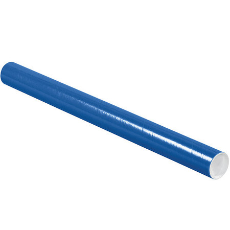 CROWNHILL Mailing Tube, 24inLx2in.dia, Blue, PK50 P2024B