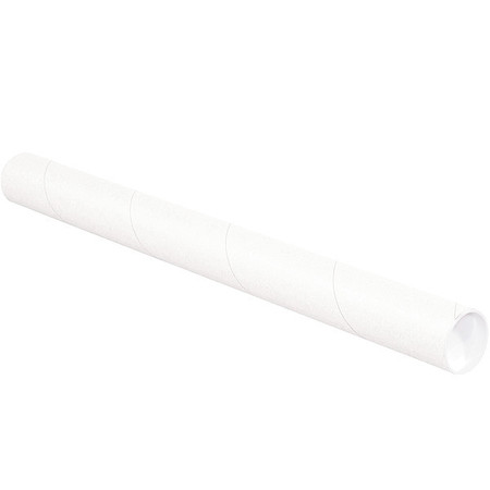 Crownhill Mailing Tube, 18inLxWhite, PK34 P2518W