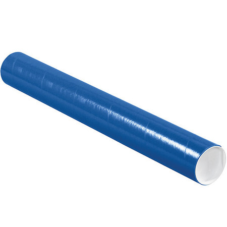 CROWNHILL Mailing Tube, 24inLx3in.dia, Blue, PK24 P3024B