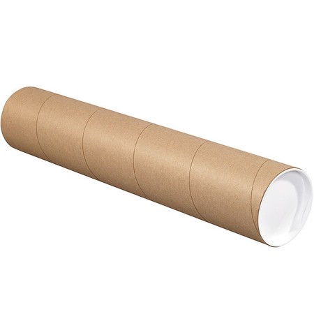 CROWNHILL Mailing Tube, 30inLx4in.dia, Brown, PK15 P4030K