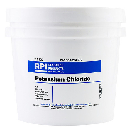 RPI Potassium Chloride, 2.5kg P41000-2500.0