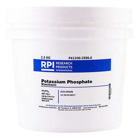 RPI Potassium Phosphate Monobasic, 2.5kg P41200-2500.0