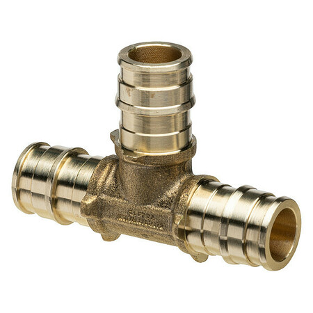 ZURN Tee, Brass, 2-1/4", PK25 QET333GX