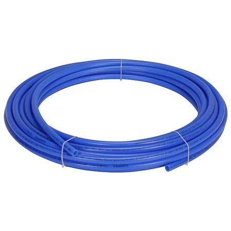Zoro Select PEX Tubing, Blue, 3/4 in, 100 ft, 100 psi Q4PC100XBLUE