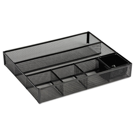 Rolodex Organizer Deep Drawer, Metal Mesh, Black 22131