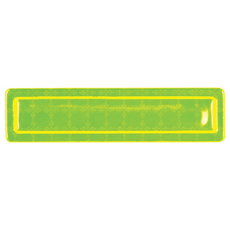 MSA SAFETY Hard Hat Label, High Visibility Yellow/Green RP16YP