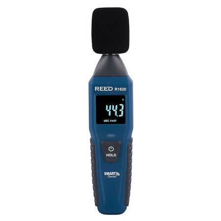 REED INSTRUMENTS Sound Level Meter, 30 to 130 dB Range R1620