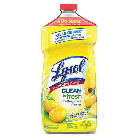 Lysol All Purpose Cleaner, 40 oz. Bottle, Sparkling Lemon & Sunflower Essence 19200-78626