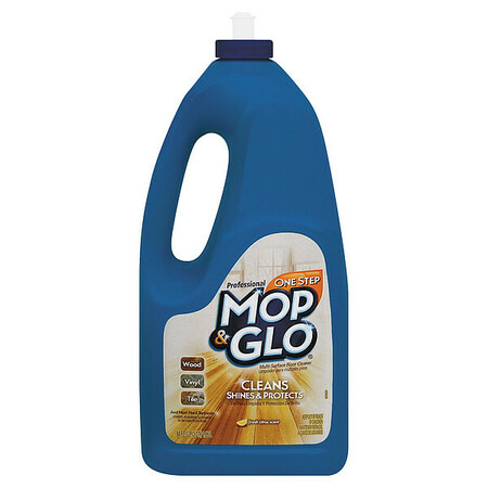 Mop & Glo Triple Action Floor Shine Cleaner, Fresh Citrus Scent, 64 oz Bottle, PK6 REC 74297