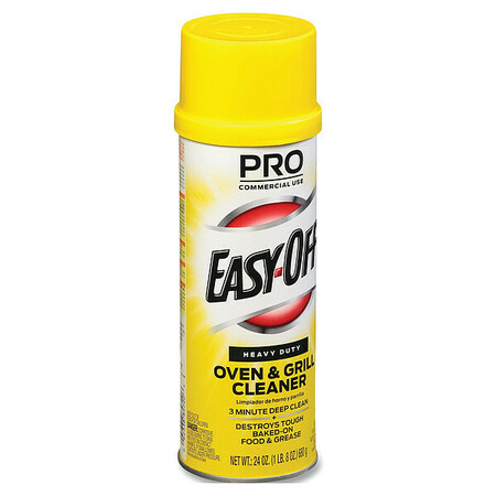 Easy-Off Oven and Grill Cleaner, Aerosol Can, 24 oz, Heavy Duty, Unscented, 6 Pack 62338-04250