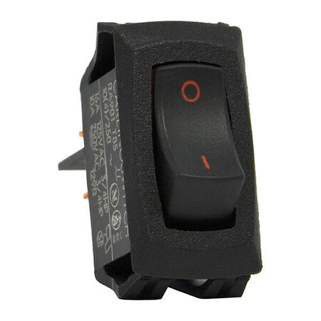 CARLING TECHNOLOGIES Rocker Switch, SPST, 2 Connections RA911VBB1VXG