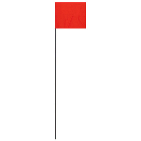 HY-KO Marking Flag, Red, Solid Pattern, PK25 SF-21/RD