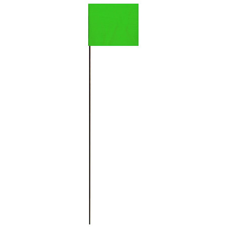 HY-KO Marking Flag, Green, Solid Pattern, PK25 SF-21/GR