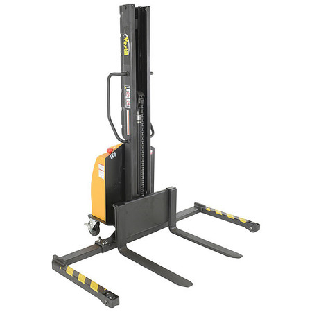 VESTIL Powered Lift Stacker, Load Cap. 1000 lb. SLNM-63-AA