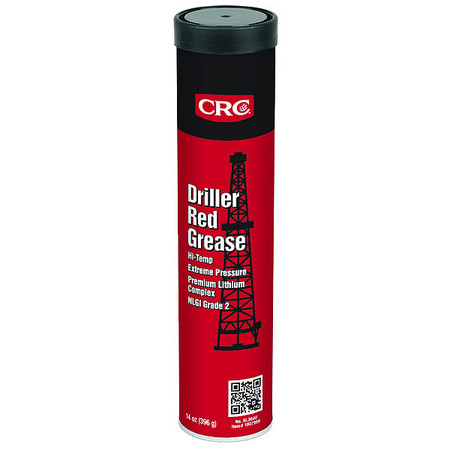 Crc Driller Red Grease, Extreme Pressure, 14 Oz. SL3640