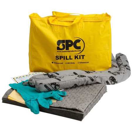 BRADY Spill Kit, Universal, Yellow SKA-PP-TAA