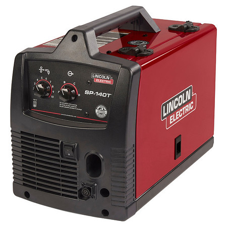 LINCOLN ELECTRIC MIG Welder, 49.5 lb, 13.65" H, 10.38" W SP-140T