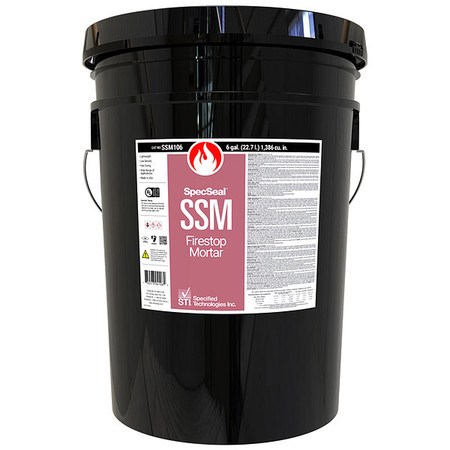 STI Fire Barrier Mortar, 6 gal, Red SSM106