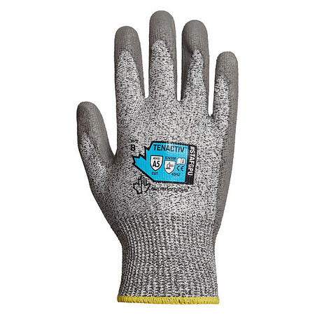 SUPERIOR Cut Resistant Coated Gloves, A5 Cut Level, Polyurethane, 7, 1 PR STAFGPU-7