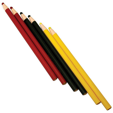 Superior Tile Cutter And Tools Red, Yellow, Black Tile Marker, 6 PK ST157