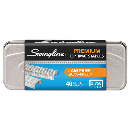 SWINGLINE Staples, Optima Premium, 1/4", PK3750 35556