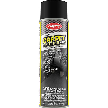 SPRAYWAY Carpet Spotter Cleaner, Net 18 Oz. SW676