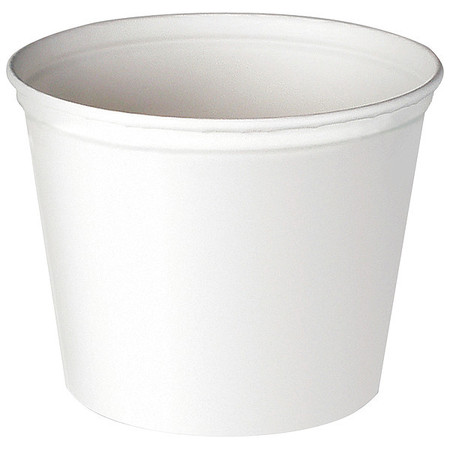 Solo Bucket, Unwxd, 165 oz., Wrapped, White, PK100 SCC 10T1UU