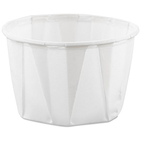 DART Disposable Portion Cup, 2 oz, White, PK5000 200-2050