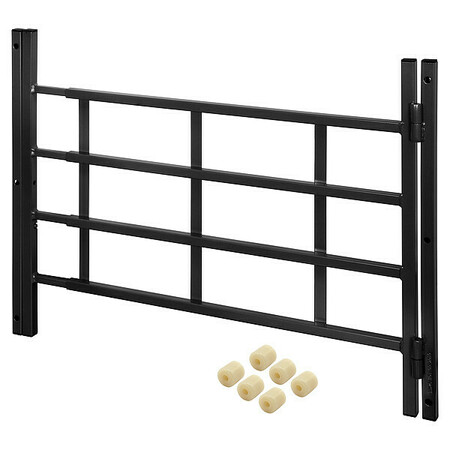 Primeline Tools 21 in., Hinged 4-Bar Window Grill, Width Expandable, Black (Single Pack) S 4775
