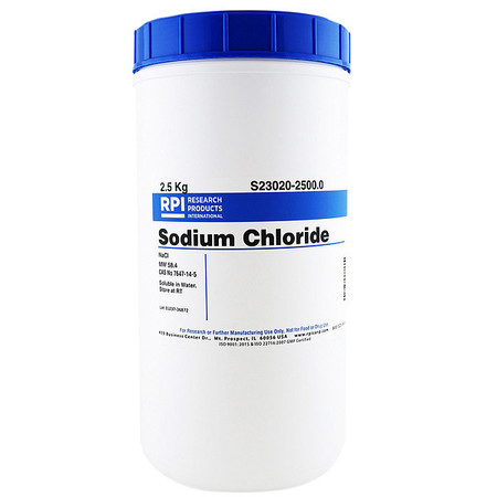 RPI Sodium Chloride, 2.5kg S23020-2500.0